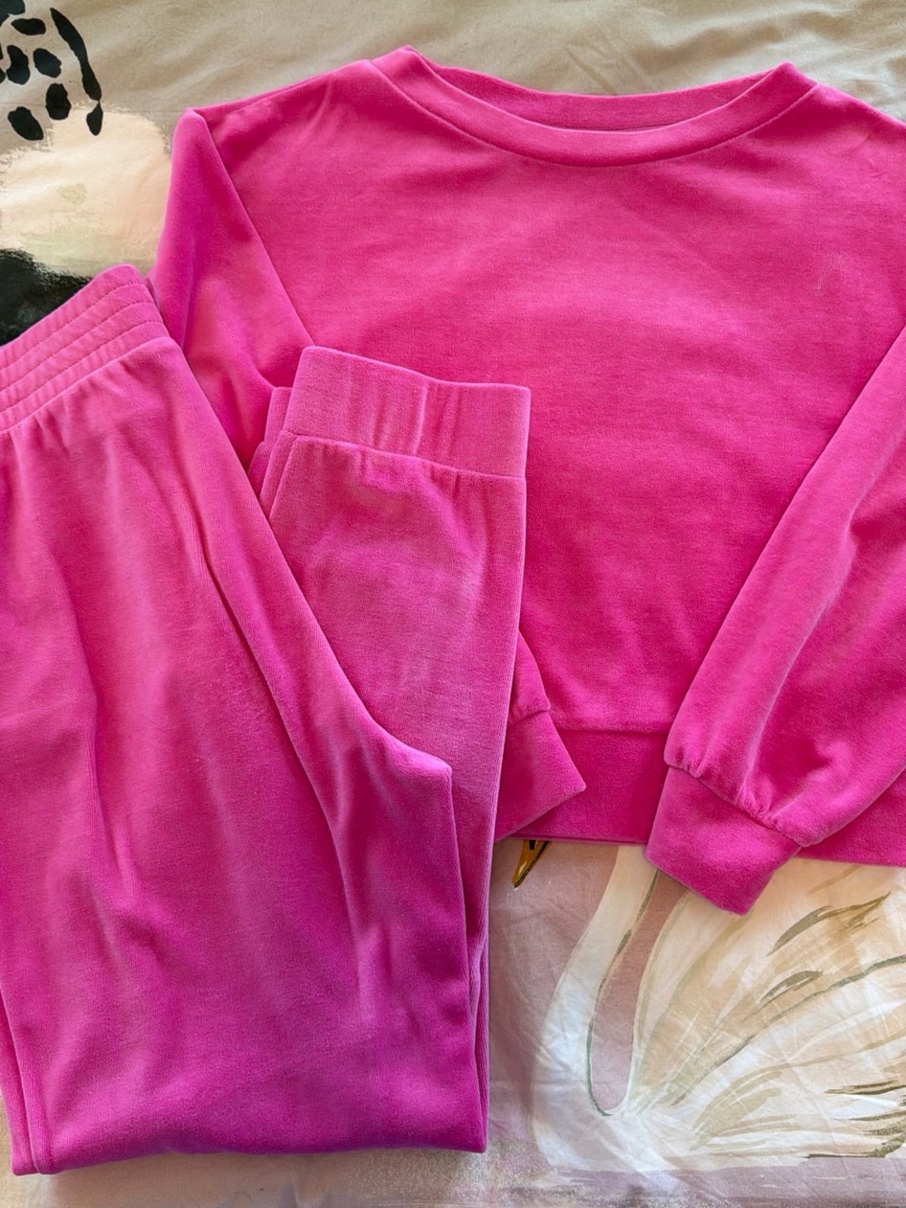 wild fable Hot Pink velour matching set